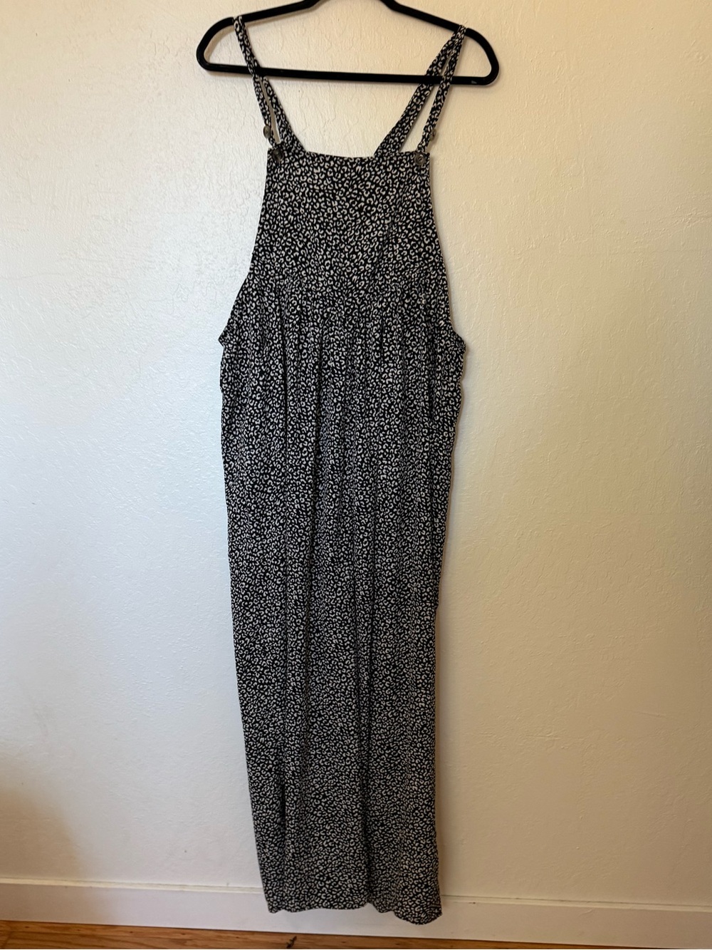 Kori Black and White Printed jumpsuit size large